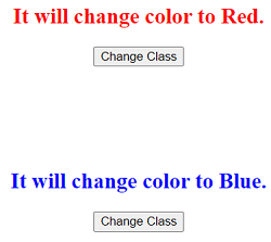 Example 3: Change class name