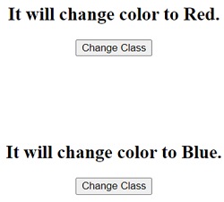 Example 4: Change class name