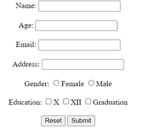 Example 2: Resetting a multi-stage form