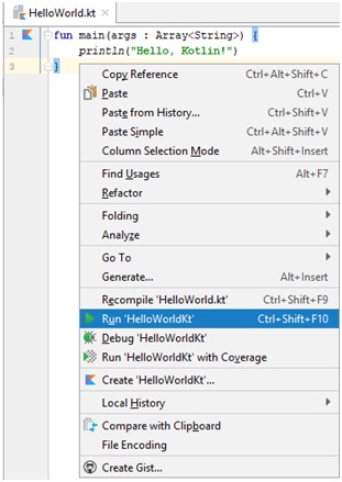 kotlin guide to run program