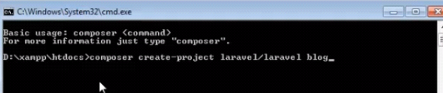 Laravel Installation step 4