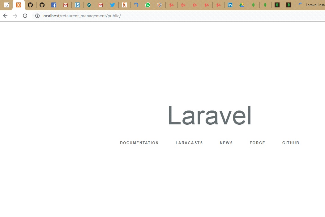 Laravel Installation step 9