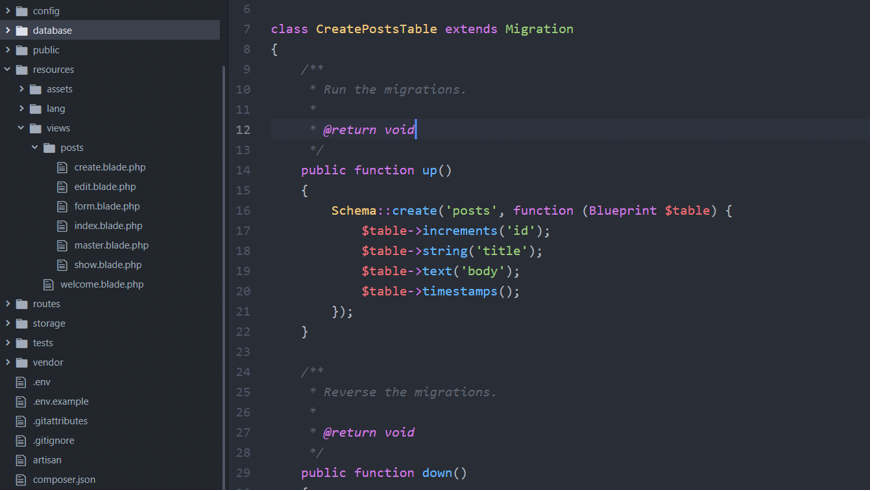 Migration In Laravel