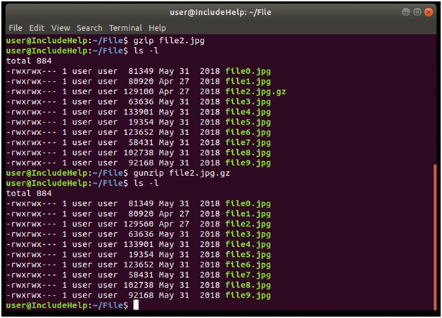 Compression techniques in Linux 2