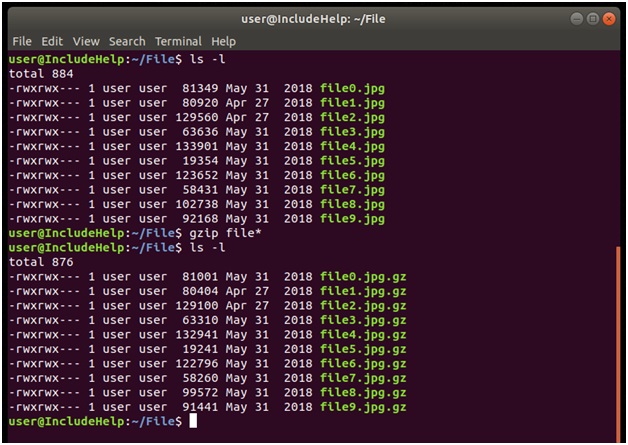 Compression techniques in Linux 3