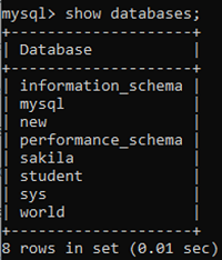 MySQL CREATE DATABASE (2)
