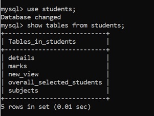 MySQL | describe a table (1)