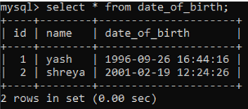 Example 3: MySQL ADDDATE() Function