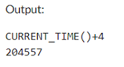Example 2: MySQL CURRENT_TIME() Function