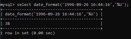 MySQL DATE_FORMAT() Example 21