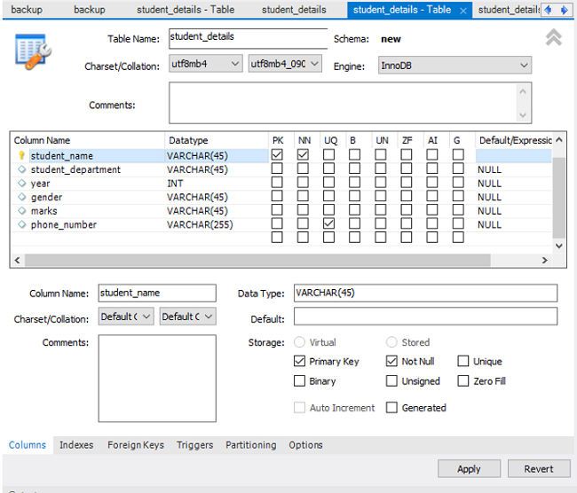 MySQL Unique Key (Step 3)