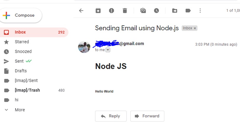 Nodemailer 3