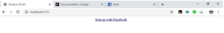 passport OAuth Facebook Authentication 5