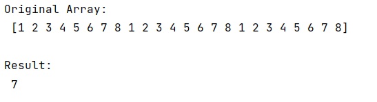 Example: get the index of a maximum element in a NumPy array along one axis