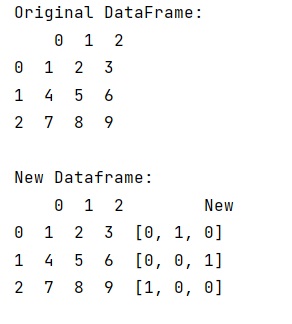 Python - Add Numpy Array As Column To Pandas Dataframe