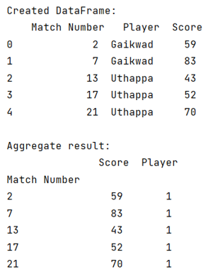 Example: Aggregate count distinct