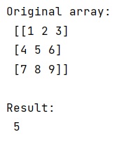 Example: Array slice with comma