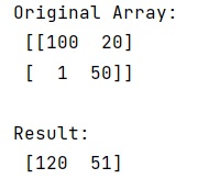 Example: How does the axis parameter from NumPy work?