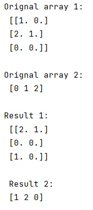 Example: Better way to shuffle two numpy arrays in unisonframe