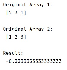 Example: Calculating Covariance using numpy.cov() method