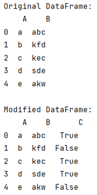 Example: Check if string in one column is contained in string of another column in the same row