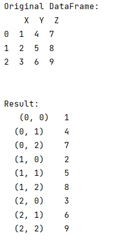 Example: Convert Pandas dataframe to Sparse Numpy Matrix Directly