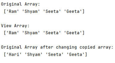 Example 2: Copy vs View