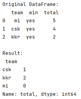 Example: DF.groupby().agg(), column reference in agg()