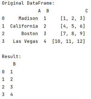 Example: Drop non-numeric columns from a pandas dataframe