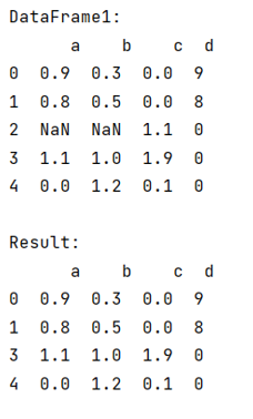 Example: Drop row if two columns are NaN