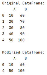 Example: Extract first and last row of a DataFrame