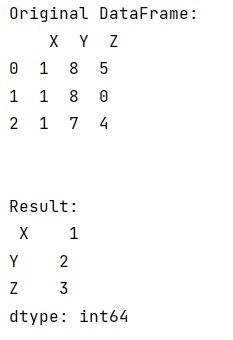 Example: How to find count of distinct elements in dataframe in each column?
