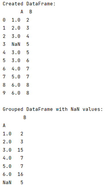 Example: Groupby elements of columns