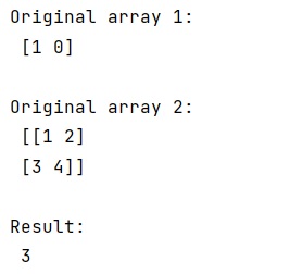 Example: How to index a NumPy array with another NumPy array?