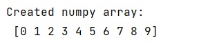 Example: Initialise numpy array of unknown length