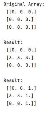 Example: What does [:, :] mean on NumPy arrays?