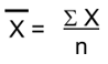 Mean or STD formula