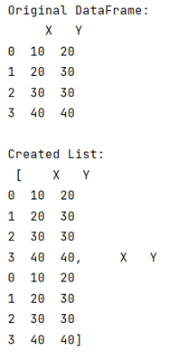 Example: Merge a list of pandas dataframes