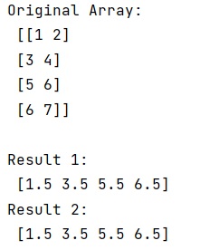 Example: What is the difference between np.mean() and tf.reduce_mean()?