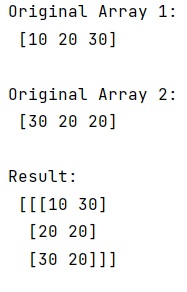 Example: What is the numpy.dstack() function in NumPy?