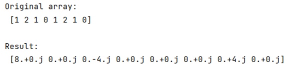 Example: How does numpy.fft.fft() work?