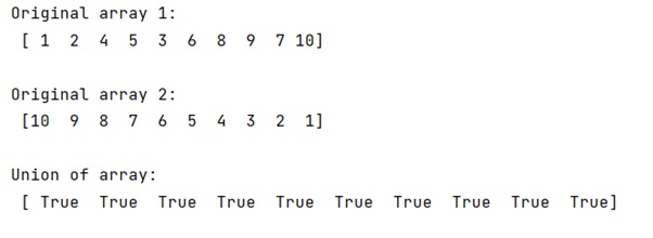 Example: numpy.logical_or() for more than two arguments