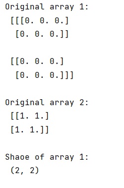 Example: NumPy: Remove a dimension from np array
