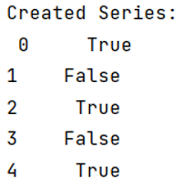 Example 1: obtain the element-wise logical NOT