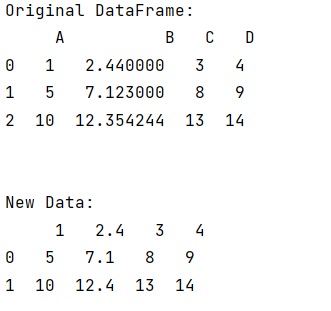 Example: Output different precision by column with pandas.DataFrame.to_csv()?