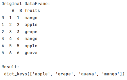 Example: Pandas GroupBy get list of groups