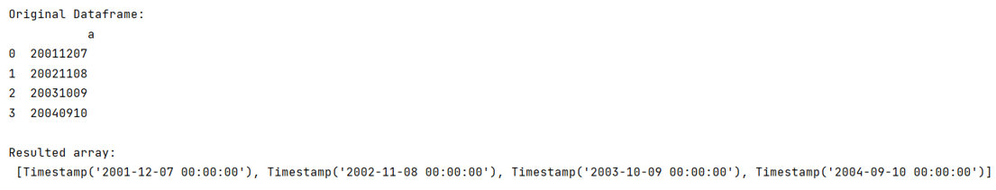 Example: Pandas integer YYMMDD to datetime