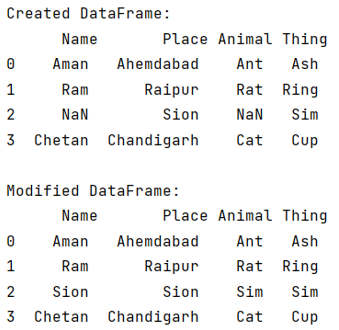 Example: Pass another entire column as argument