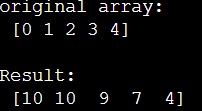 Example: How to perform a reverse cumulative sum on a NumPy array?