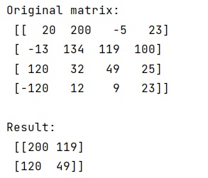 Example: How to perform max/mean pooling on a 2d array using numpy?